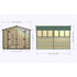 Shire  10 x 8 Overlap Double Door  Garden Shed