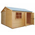 Shire  Mammoth Loglap 12x12 DD  Garden Shed