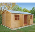 Shire  Mammoth Loglap 12x18 DD  Garden Shed