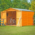 Shire  10 x 8 Overlap Double Door No windows  Garden Shed