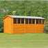 Shire  10 x 15 Overlap Double Door  Garden Shed