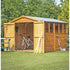 Shire  12 x 8 Overlap Double Door  Garden Shed