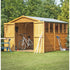 Shire 10 x 6 Overlap Double Door  Garden Shed