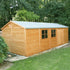 Shire  Mammoth Loglap 12x30 DD  Garden Shed