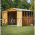 Shire  12 x 6 Overlap Double Door  Garden Shed