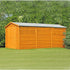 Shire  10 x 15 Overlap Double Door No windows  Garden Shed