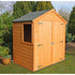 Shire  Bute Shiplap 4 x 6 Apex DD  Garden Shed