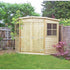 Shire  Corner Shed 8 x8 DD  Garden Shed