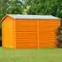 Shire  10 x 8 Overlap Double Door No windows  Garden Shed