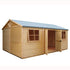 Shire  Mammoth Loglap 12x18 DD  Garden Shed