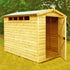 Shire  Security Apex 8x6 SD  Garden Shed