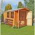 Shire  10 x 7 Overlap Double Door  Garden Shed