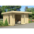 Lasita  Chameleon - 4.5M X 3.0M - 44mm Log Cabin