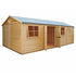 Shire  Mammoth Loglap 12x24 DD  Garden Shed