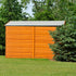 Shire  10 x 8 Overlap Double Door No windows  Garden Shed