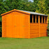 Shire  12 x 8 Overlap Double Door  Garden Shed