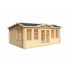 Lasita  Balmoral Clock House - 5.3M X 3.8M - 44mm Log Cabin