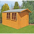 Shire  10 x 7 Overlap Double Door  Garden Shed