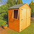 Shire  Bute Shiplap 4 x 6 Apex DD  Garden Shed