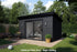 ATT Fabrications Garden Building - 3760mm x 2540mm (3.76m x 2.54m) Garden Room/Office/Summerhouse