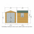 Shire Arran Double Door Shed 6x6  Garden Shed