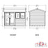 Shire Garden Studio / Office 10 x 7 Summerhouse