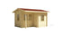 Eurowood (Eurovudas) Alpina Plus Log Cabin 4x3m (13x10), 44mm