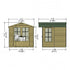 Shire  Buckingham 7 x 7 PT  Summerhouse