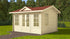 Eurowood (Eurovudas) Clockhouse Log Cabin 4x3m (13x10), 44mm