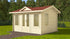 Eurowood (Eurovudas) Clockhouse Log Cabin 4x3m (13x10), 44mm