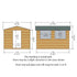 Shire  Lewis 10x8 SD  Garden Shed