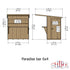 Shire  Bar Pent 6x4 Garden Bar