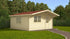 Eurowood (Eurovudas) Faro Log Cabin 4x5m (13x16), 44mm