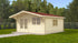 Eurowood (Eurovudas) Monaco Log Cabin 4x5m (13x16), 44mm