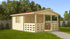 Eurowood (Eurovudas) Roy Log Cabin 4x6m (13x20), 44mm