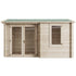 4.0m x 3.0m 44mm - Store More Welbeck Reverse Apex Garden Office (Untreated)