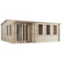 5.5m x 5.0m 44mm - Store More Welbeck Reverse Apex Garden Office (Pressure Treated)