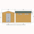 Shire  Security Apex 10x8 SD  Garden Shed