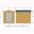 Shire  Security Apex 8x6 SD  Garden Shed