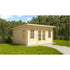 Eurowood (Eurovudas) Torino Plus Log Cabin 5x4m (16x13), 44mm