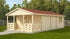 Eurowood (Eurovudas) Typ Wooden Summerhouse 5 x 10m (16x33), 44mm