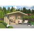 Lasita  Gotland 3E - 3.9M X 3.0M - 40mm Log Cabin